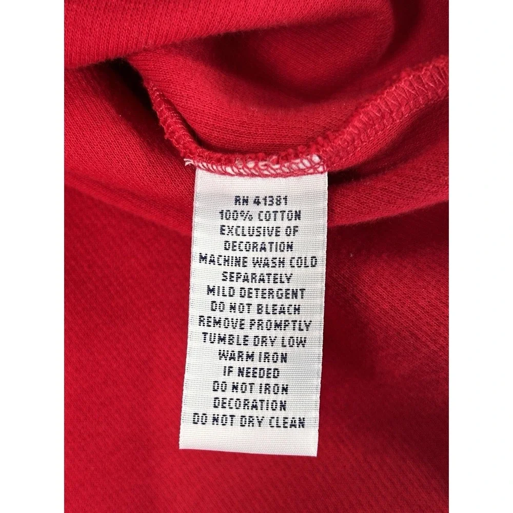 Polo Ralph Lauren Men's XL Red Cotton Tight Knit Mock‎ Neck Quarter Zip Pullover